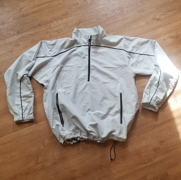Oversized White Windbreaker - Picture 2 of 10